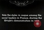 Image of Wright brothers demonstrate their plane Le Mans France, 1908, second 1 stock footage video 65675027436