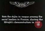 Image of Wright brothers demonstrate their plane Le Mans France, 1908, second 4 stock footage video 65675027436
