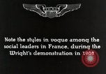Image of Wright brothers demonstrate their plane Le Mans France, 1908, second 6 stock footage video 65675027436