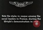 Image of Wright brothers demonstrate their plane Le Mans France, 1908, second 9 stock footage video 65675027436