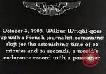 Image of Wright brothers demonstrate their plane Le Mans France, 1908, second 48 stock footage video 65675027436