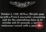 Image of Wright brothers demonstrate their plane Le Mans France, 1908, second 49 stock footage video 65675027436