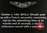 Image of Wright brothers demonstrate their plane Le Mans France, 1908, second 51 stock footage video 65675027436