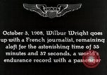 Image of Wright brothers demonstrate their plane Le Mans France, 1908, second 54 stock footage video 65675027436