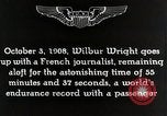 Image of Wright brothers demonstrate their plane Le Mans France, 1908, second 55 stock footage video 65675027436