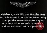 Image of Wright brothers demonstrate their plane Le Mans France, 1908, second 58 stock footage video 65675027436