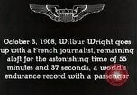 Image of Wright brothers demonstrate their plane Le Mans France, 1908, second 60 stock footage video 65675027436