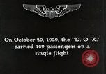 Image of D.O.X. airplane  Germany, 1929, second 21 stock footage video 65675027437