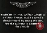 Image Wilbur Wright Le Mans en France, 1942, de la seconde 18 séquences d'archives historiques vidéo 65675027438