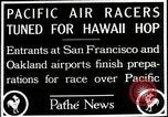 Image Dole Air Race de Californie à Hawaï California United States USA, 1927, de la seconde 5 séquences d'archives historiques vidéo 65675027439