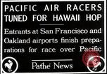 Image Dole Air Race de Californie à Hawaï California United States USA, 1927, de la seconde 11 séquences d'archives historiques vidéo 65675027439