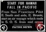 Image of pilot Smith and navigator Bronte Oakland California United States USA, 1927, second 3 stock footage video 65675027440