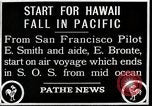 Image of pilot Smith and navigator Bronte Oakland California United States USA, 1927, second 7 stock footage video 65675027440