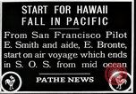 Image of pilot Smith and navigator Bronte Oakland California United States USA, 1927, second 9 stock footage video 65675027440
