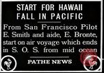 Image of pilot Smith and navigator Bronte Oakland California United States USA, 1927, second 12 stock footage video 65675027440