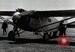 Image of pilot Smith and navigator Bronte Oakland California United States USA, 1927, second 26 stock footage video 65675027440