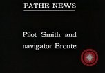 Image of pilot Smith and navigator Bronte Oakland California United States USA, 1927, second 36 stock footage video 65675027440