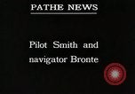 Image of pilot Smith and navigator Bronte Oakland California United States USA, 1927, second 38 stock footage video 65675027440