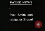 Image of pilot Smith and navigator Bronte Oakland California United States USA, 1927, second 40 stock footage video 65675027440