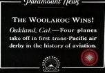 Image of Official start of the Dole Derby air race Oakland California USA, 1927, second 1 stock footage video 65675027441