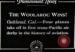 Image of Official start of the Dole Derby air race Oakland California USA, 1927, second 7 stock footage video 65675027441