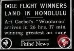 Image of 1927 Dole Derby Air Race Honolulu Hawaii USA, 1927, second 7 stock footage video 65675027442