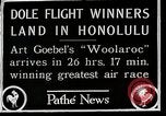 Image of 1927 Dole Derby Air Race Honolulu Hawaii USA, 1927, second 12 stock footage video 65675027442