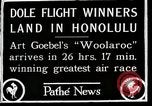 Image of 1927 Dole Derby Air Race Honolulu Hawaii USA, 1927, second 14 stock footage video 65675027442