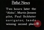Image of 1927 Dole Derby Air Race Honolulu Hawaii USA, 1927, second 55 stock footage video 65675027442