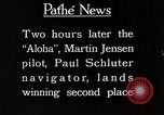 Image of 1927 Dole Derby Air Race Honolulu Hawaii USA, 1927, second 58 stock footage video 65675027442
