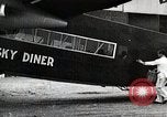 Image of flying restaurant plane called the Sky Diner Chicago Illinois USA, 1928, second 13 stock footage video 65675027452