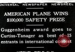 Standbild Curtiss Tanager-Flugzeug gewinnt Wettbewerb New York United States USA, 1929, aus Sekunde 1 historischem Filmmaterial Videoclip 65675027456