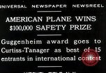 Standbild Curtiss Tanager-Flugzeug gewinnt Wettbewerb New York United States USA, 1929, aus Sekunde 5 historischem Filmmaterial Videoclip 65675027456