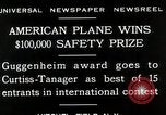Standbild Curtiss Tanager-Flugzeug gewinnt Wettbewerb New York United States USA, 1929, aus Sekunde 6 historischem Filmmaterial Videoclip 65675027456