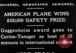 Standbild Curtiss Tanager-Flugzeug gewinnt Wettbewerb New York United States USA, 1929, aus Sekunde 7 historischem Filmmaterial Videoclip 65675027456