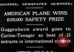 Standbild Curtiss Tanager-Flugzeug gewinnt Wettbewerb New York United States USA, 1929, aus Sekunde 9 historischem Filmmaterial Videoclip 65675027456