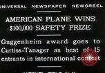 Standbild Curtiss Tanager-Flugzeug gewinnt Wettbewerb New York United States USA, 1929, aus Sekunde 12 historischem Filmmaterial Videoclip 65675027456