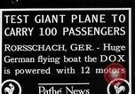 Standbild Dornier Do X Flugboot Flugzeug New York United States USA, 1929, aus Sekunde 3 historischem Filmmaterial Videoclip 65675027457