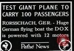 Standbild Dornier Do X Flugboot Flugzeug New York United States USA, 1929, aus Sekunde 6 historischem Filmmaterial Videoclip 65675027457
