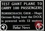 Standbild Dornier Do X Flugboot Flugzeug New York United States USA, 1929, aus Sekunde 7 historischem Filmmaterial Videoclip 65675027457