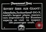 Standbild Dornier Do X von Sowjets inspiziert Altenrhein Schweiz, 1929, aus Sekunde 5 historischem Filmmaterial Videoclip 65675027458