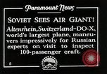 Standbild Dornier Do X von Sowjets inspiziert Altenrhein Schweiz, 1929, aus Sekunde 6 historischem Filmmaterial Videoclip 65675027458