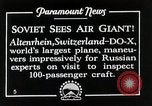 Standbild Dornier Do X von Sowjets inspiziert Altenrhein Schweiz, 1929, aus Sekunde 10 historischem Filmmaterial Videoclip 65675027458