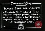 Standbild Dornier Do X von Sowjets inspiziert Altenrhein Schweiz, 1929, aus Sekunde 11 historischem Filmmaterial Videoclip 65675027458