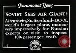 Standbild Dornier Do X von Sowjets inspiziert Altenrhein Schweiz, 1929, aus Sekunde 14 historischem Filmmaterial Videoclip 65675027458