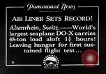 Standbild Dornier Do X 48 Tonnen Flugerprobung Altenrhein Schweiz, 1928, aus Sekunde 1 historischem Filmmaterial Videoclip 65675027459