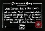 Standbild Dornier Do X 48 Tonnen Flugerprobung Altenrhein Schweiz, 1928, aus Sekunde 5 historischem Filmmaterial Videoclip 65675027459