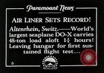Standbild Dornier Do X 48 Tonnen Flugerprobung Altenrhein Schweiz, 1928, aus Sekunde 6 historischem Filmmaterial Videoclip 65675027459