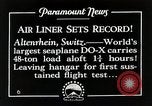 Standbild Dornier Do X 48 Tonnen Flugerprobung Altenrhein Schweiz, 1928, aus Sekunde 8 historischem Filmmaterial Videoclip 65675027459