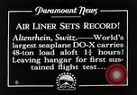 Standbild Dornier Do X 48 Tonnen Flugerprobung Altenrhein Schweiz, 1928, aus Sekunde 12 historischem Filmmaterial Videoclip 65675027459